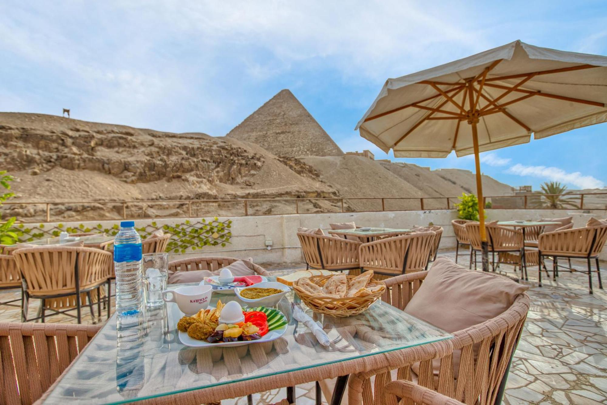 Villa Khufu Pyramids Hotel Kafret el-Gabal Exteriér fotografie